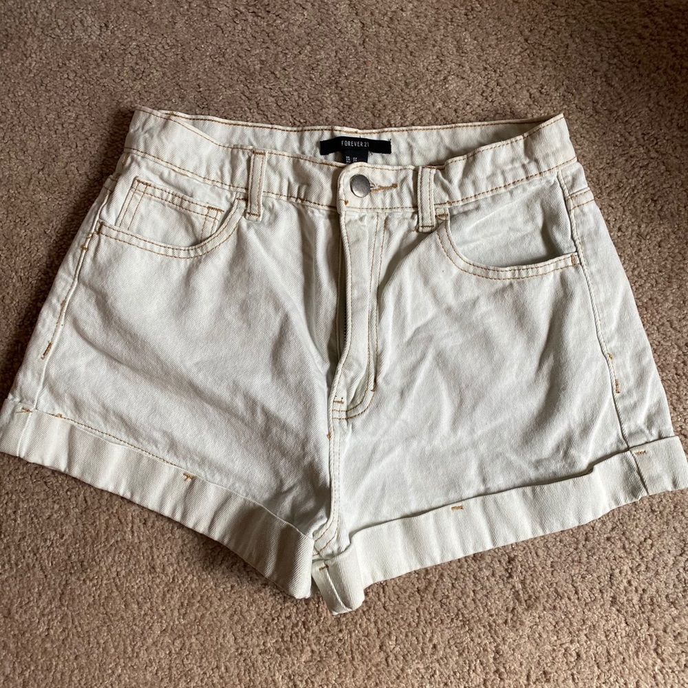 Forever21 High Waisted denim shorts